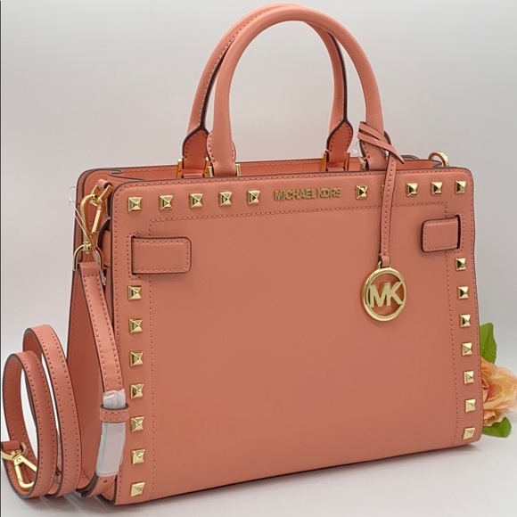 MICHAEL KORS RAYNE MEDIUM EW SATCHEL PEACH - Picture 2 of 16